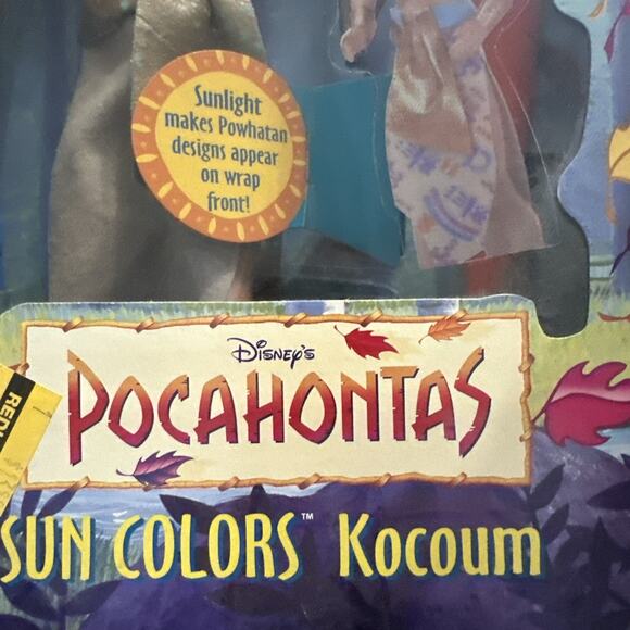 Disney’s POCAHONTAS SUN COLOR Kocoum MATTEL NO.13330 & Pocahontas - Picture 4 of 9